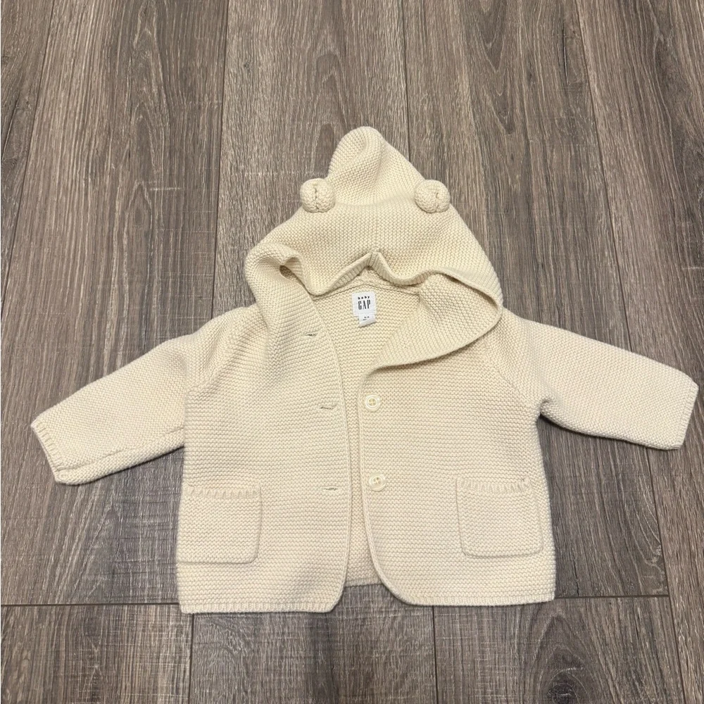 GAP Cream Knit Baby Sweater